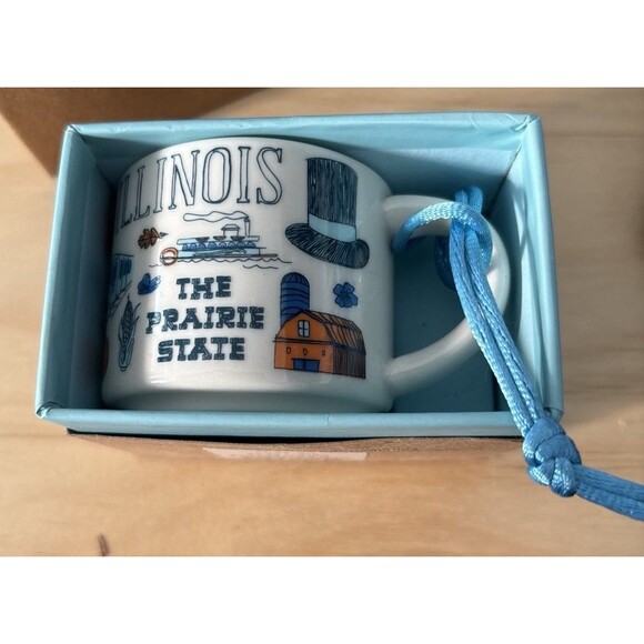 Starbucks Illinois Espresso Coffee Mug Mini Cup Been There Series Collection IL - Picture 5 of 5